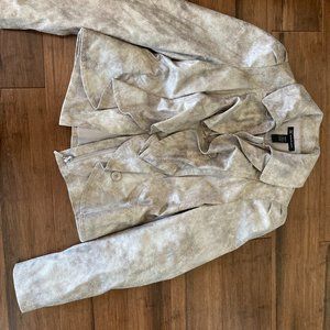Gold/brown faux snakskin boutique jacket.